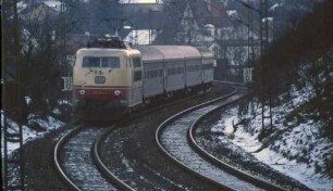 Großsachsenheim Lok 103 224 D UIC-X-Wagen