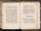 Kurfürst Philipp von der Pfalz entscheidet in Streitigkeiten zwischen Erhard Hauenhut (Erhart Hauwinhut), Bürger zu Kreuznach, einer- und Martin Rüsch (Rysch), Amtsknecht zu Heidelberg, Hans Rottfritz und dessen Ehefrau Barbara andererseits wegen des von Engelhard Hauenhut (+) hinterlassenen Hab und Guts. Daran meinten Martin, Hans und Barbara Gerechtigkeiten zu haben, weil Erhard unehelich geboren wäre. Erhard meinte, er sei vom römischen Kaiser legitimiert (geelicht) worden und könne daher das Erbe seines Vaters empfangen. Der Pfalzgraf entscheidet, dass Erhard den anderen hinsichtlich des Erbes 800 rheinische Gulden hälftig bis Mariä Geburt [= 8.9.] und hälftig bis Weihnachten gegen Quittung geben soll, wobei die anderen drei für sich und ihre Erben auf ihre Forderungen am Erbe verzichten.