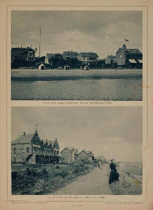 Wyk auf Föhr - Villen, Logierhäuser und Strandpromenade