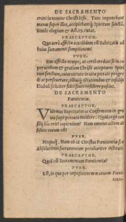 De Sacramento Poenitentiae.