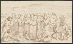 173 Manna und Wachteln in der Wüste