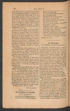 Un recuerdo : [A la inteligente señorita Lucía Alfonso]