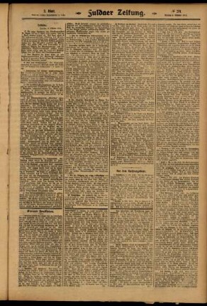 Zweite Ausgabe vom Montag, den 06. Oktober 1913.
