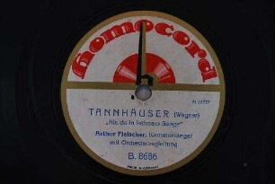 Tannhäuser : Als du in kühnem Sange / (Wagner)
