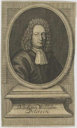 Bildnis des Johann Willhelm Petersen