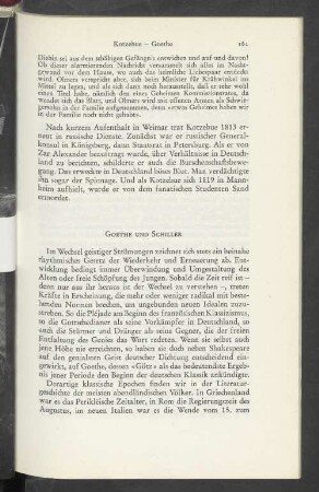 Goethe und Schiller