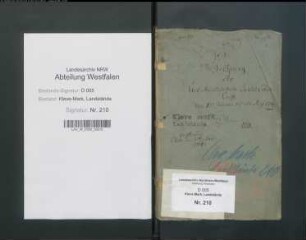 Abrechnung der Kleve-Märkischen Landescreditkasse