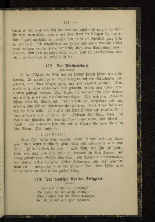 173. Des deutschen Knaben Tischgebet.