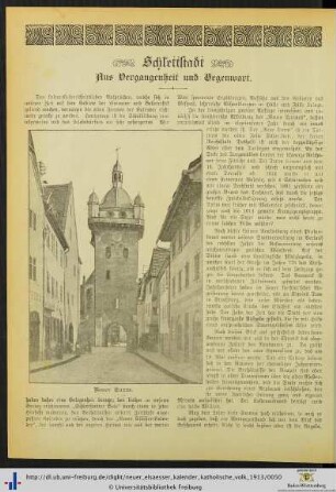 Schlettstadt. Aus Vergangenheit und Gegenwart.