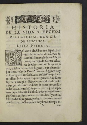 Libro Primero.