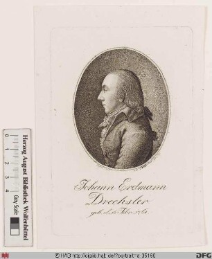 Bildnis Johann Erdmann Drechsler
