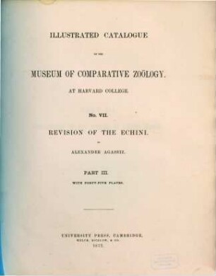 Revision of the Echini, 3