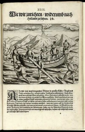XLIX. Wie wir zurichten, widerumb nach Hollandt zu fahren. 14.