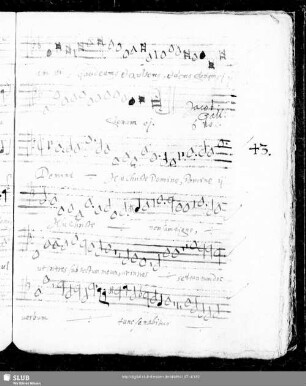 43 Iacobus Gallus: Domine Jesu Christe non sum dignus