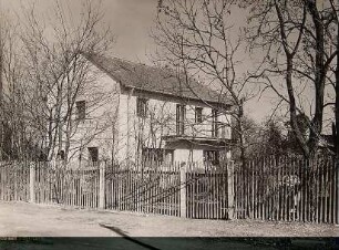 Gsaenger, Gustav; Allach, Amberg, Großhadern, Kempten, Braunschweig, München, Friedrichshafen, Berchtesgaden, Erlangen u.a.; Großes Fotoalbum mit unterschiedlichen Bauprojekten - Einfamilienhaus Wilhelm Haberecker in Obermenzing