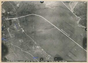Foto der Stellungen bei Beaurieux (Luftbild)