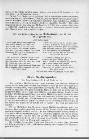 Unsere Maschinengewehre.