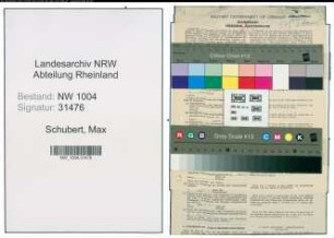 Entnazifizierung Max Schubert , geb. 03.02.1898 (Beamter)