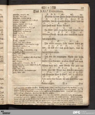 [XXI. Exercitium bis XXX. Exercitium.]