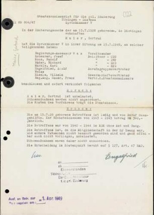 Maier, Gertrud