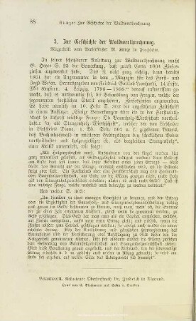 III.3. Zur Geschichte der Waldwerthrechnung