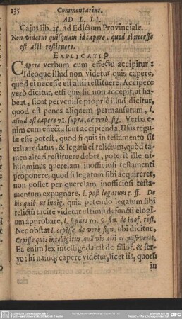 Ad L.LI. Cajus lib. 15. ad Edictum Provinciale