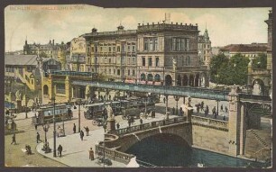 Ansichtskarte Hallesches Tor mit Hochbahn [2/2]