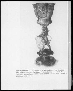 Schmalkalden, Rathaus: Pokal