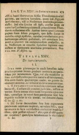 Titulus XXIV. De iureiurando.