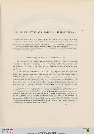 III. Thermometers and Graphical Representations