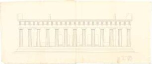 Ziebland, Georg Friedrich; Agrigent (Akragas / Agrigentum, Sizilien); Tempel der Concordia - Ansicht