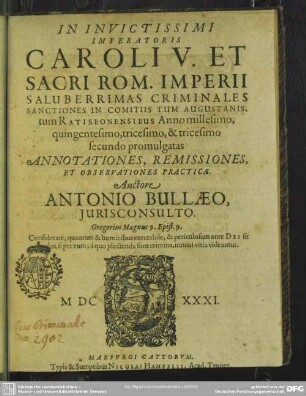 Annotationes, remissiones et observationes practicae Auctore