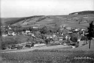 Blick aufs Unterdorf mit Ziermann-Fabrik (vorn)