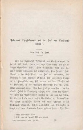 449-480 Johannes Chrysostomus und der Hof von Constantinopel