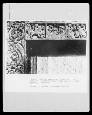 Porta dei Principi — Türsturz