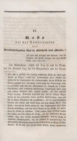 77-83 Rede bei der Consecration des Hochwürdigsten Herrn Bischofs in Mainz