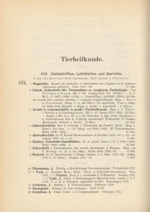 Tierheilkunde