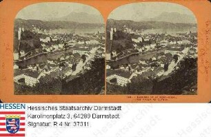 Schweiz, Luzern / Panorama und Rigli vom Schloss Gütsch aus