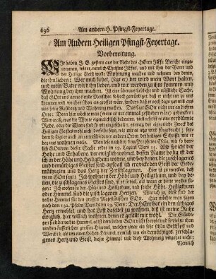 636-653, Am Andern Heiligen Pfingst-Feyertage