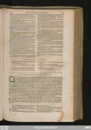 Argumentum Psalmi CXXXVI.