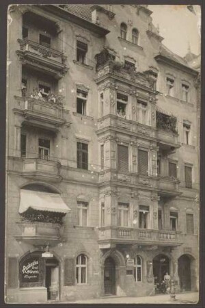 Ansichtskarte Wirtshaus und Zigarettengeschäft, Katzbachstraße 27
