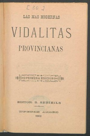 Las mas modernas vidalitas provincianas