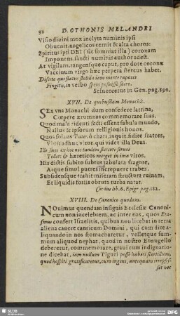 XVII. De quibisdam Monachis