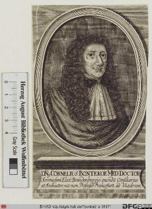 Bildnis Cornelis Bontekoe (eig. Dekker)