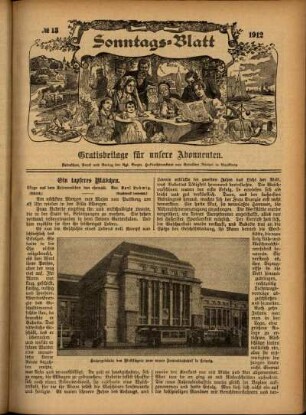 Ausgabe vom Sonntag, den 31. März 1912.