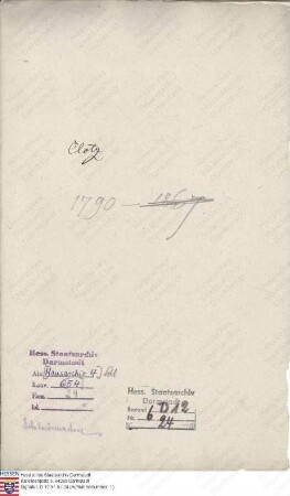 Clotz, Friedrich Wilhelm August, Legationsrat