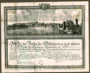 Geleitbrief des Hafners Nicolaus Lawald (Lavall ? - Lawaldt ?), 1794