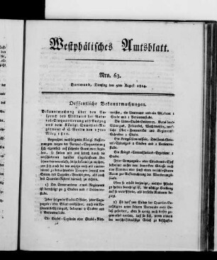 Westphälisches Amtsblatt