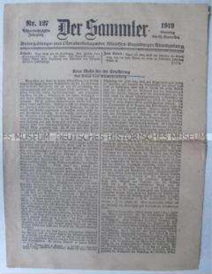 Unterhaltungsbeilage der "München-Augsburger Abendzeitung" u.a. über gesunde Ernährung