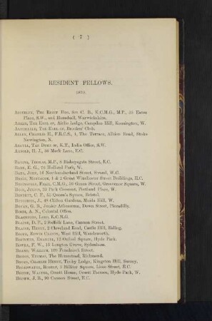 Resident Fellows.